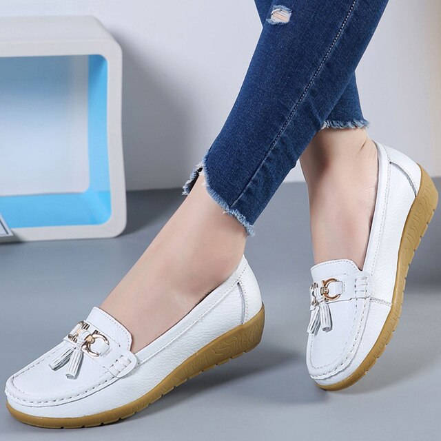 Levoire | Mocassins De Loisirs Orthopédiques Blanc