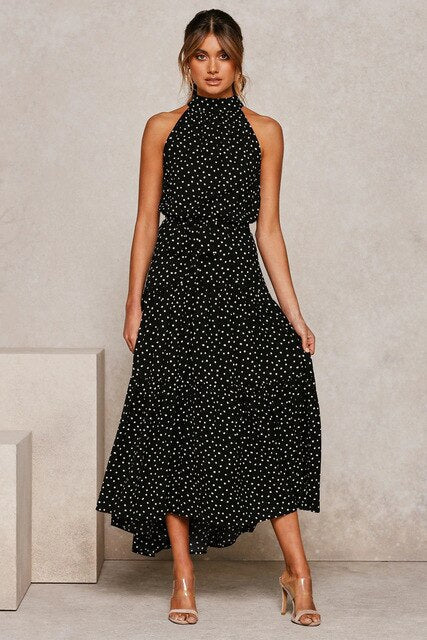 Levoire | Robe À Pois Noir