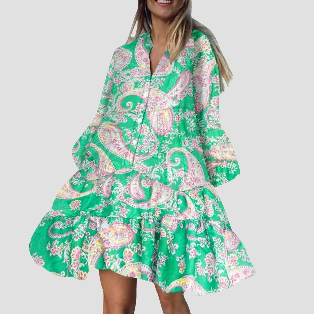 Levoire | Robe Polo Fluide Classique Menthe verte