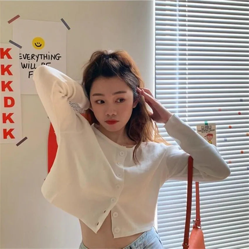 Levoire | Pull Avec Boutons Blanc Une taille pour tous