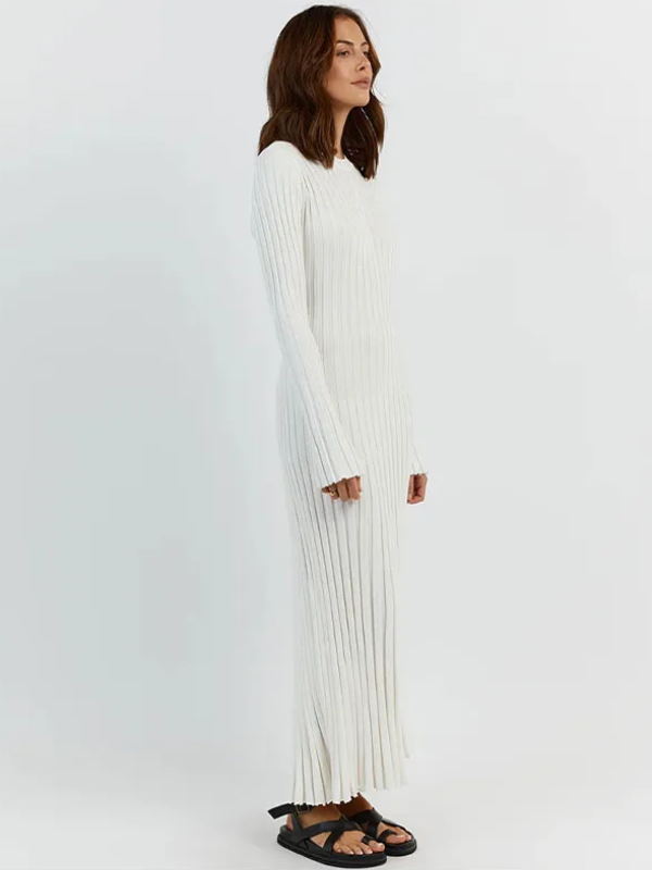 Levoire | Robe Maxi Tricotée Ajustée & Flatteuse