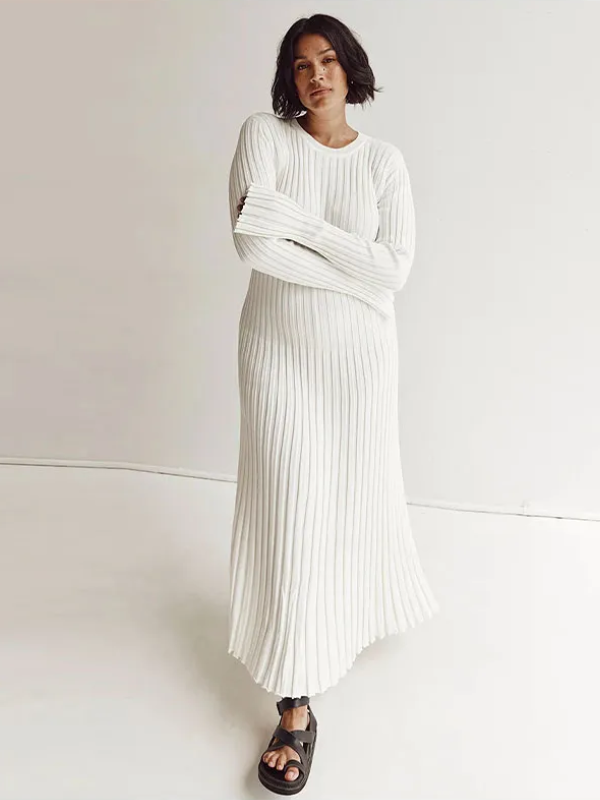 Levoire | Robe Maxi Tricotée Ajustée & Flatteuse