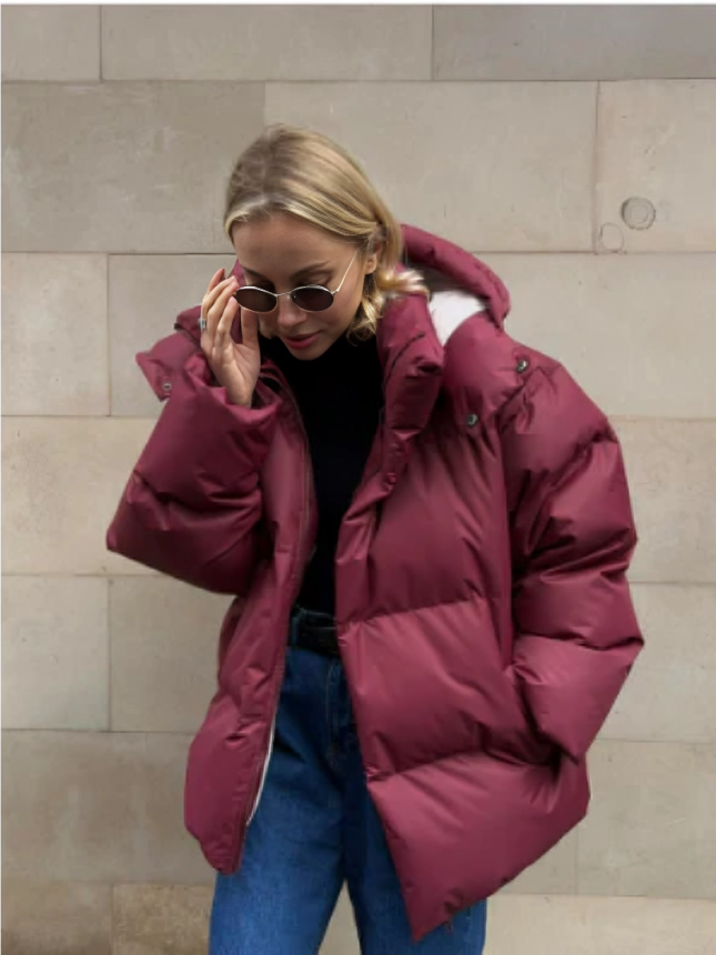 Levoire | Veste Doublée Chaude Bordeaux