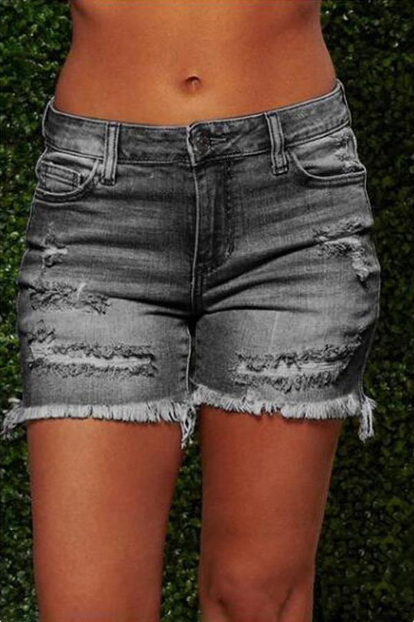 Levoire | Shorts en jean à coupe décontractée Esche