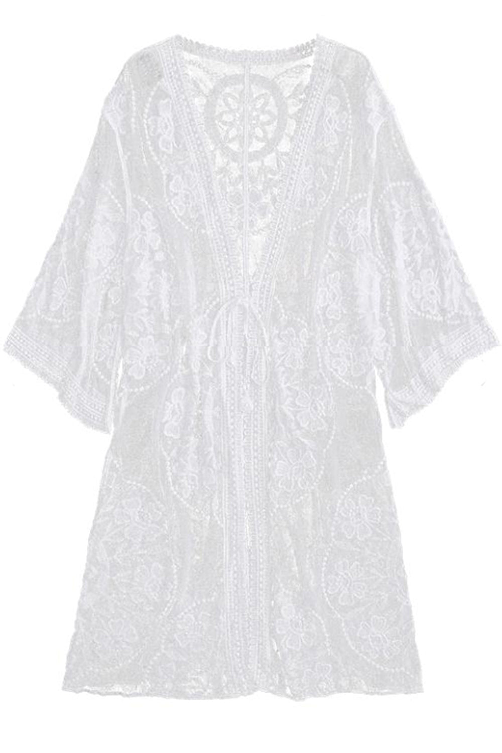 Levoire | Kimono transparent surchemise Blanc Taille unique