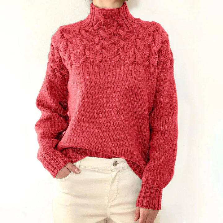 Levoire | Pull élégant pour tous les jours Rouge pastel