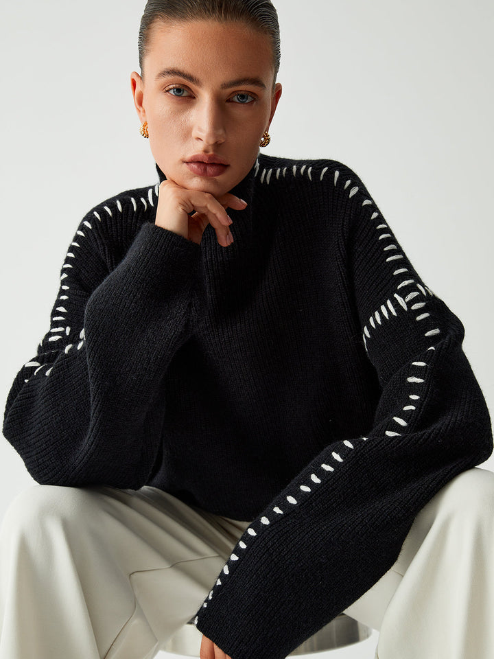 Levoire | Sweatshirt Avec Détails De Couture