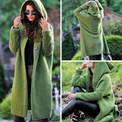 Levoire | Veste En Tricot Chaude Pour Femmes Avec Capuche