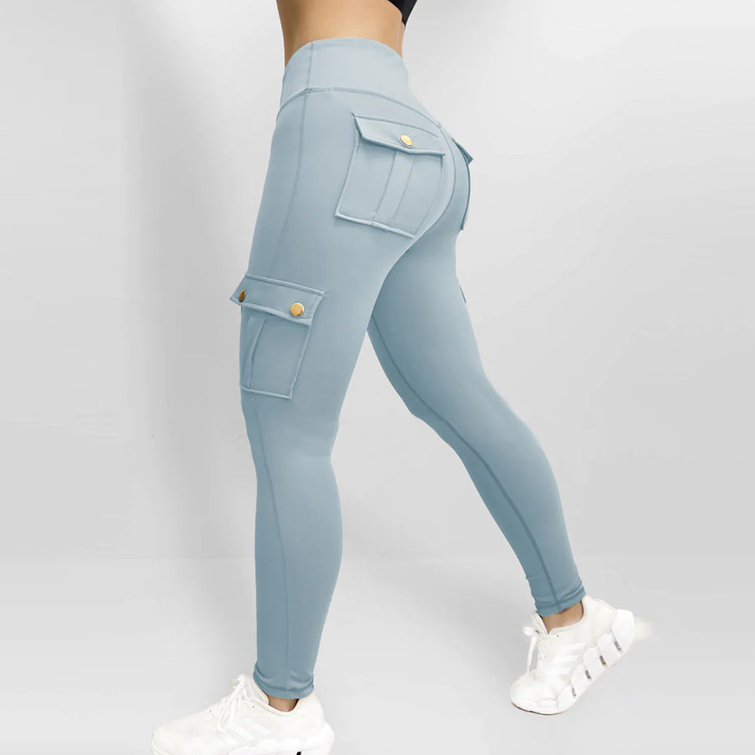 Levoire | Leggings Avec Poches Utilitaires Bleu