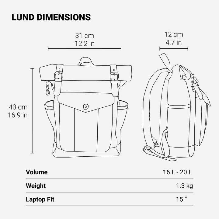 Levoire | Rolltop Toile imperméable Marsella