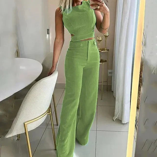 Levoire | Taille Haute Ensemble Vert
