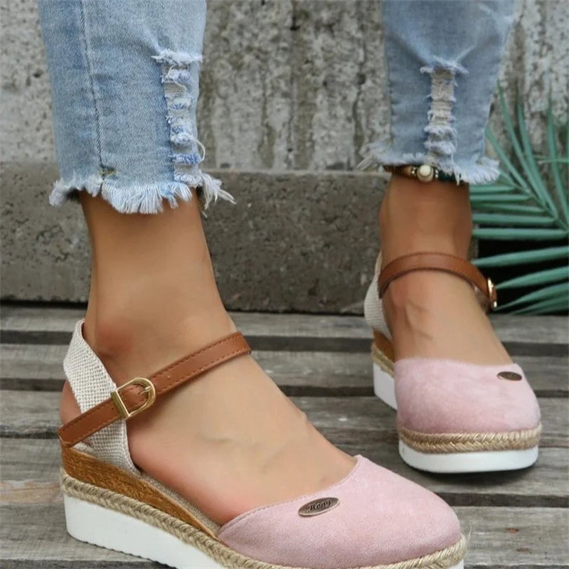 Levoire | Sandales À Talons Avec Silhouette Féminine Rosa