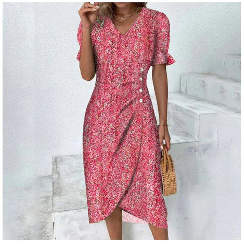 Levoire | Brise D'Été Robe Portefeuille Rosa