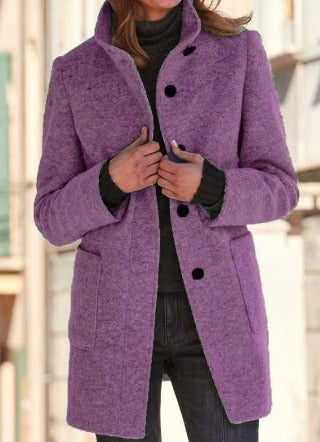 Levoire - Manteau en laine élégant Lila