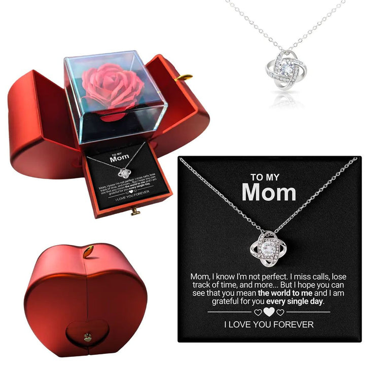 Levoire | Coffret Collier Cœur De Fleurs Ternelles