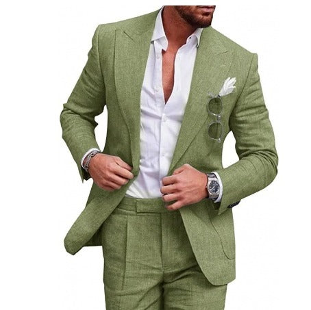 Levoire | Costume De Classe Pour Hommes Vert