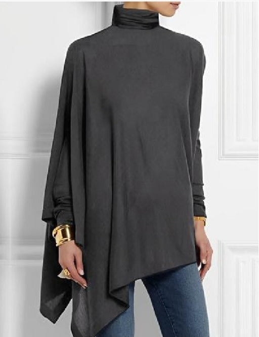 Levoire | Haut asymétrique élégant Gris