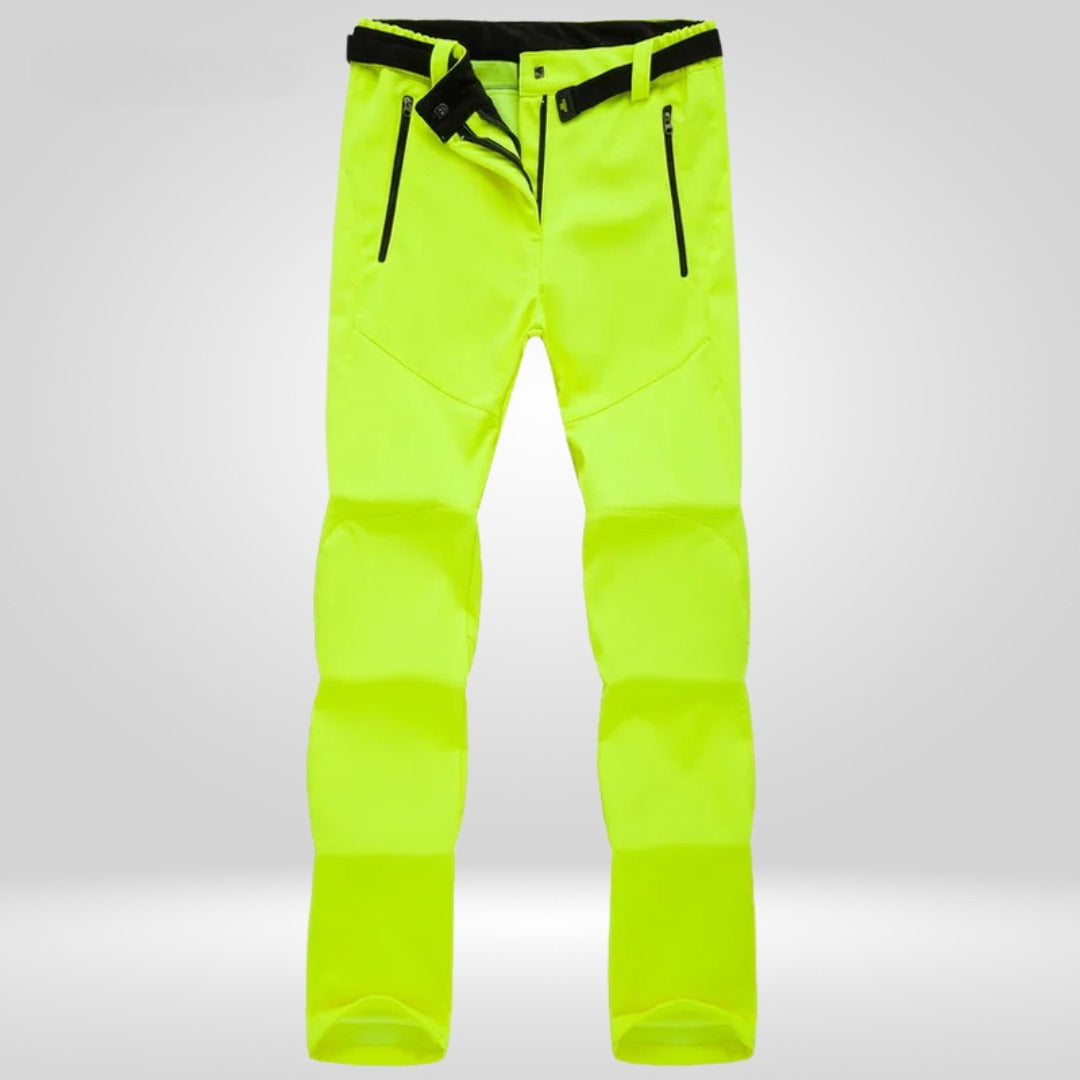 Levoire | Pantalons de randonnée imperméables avec poches zippées Jaune