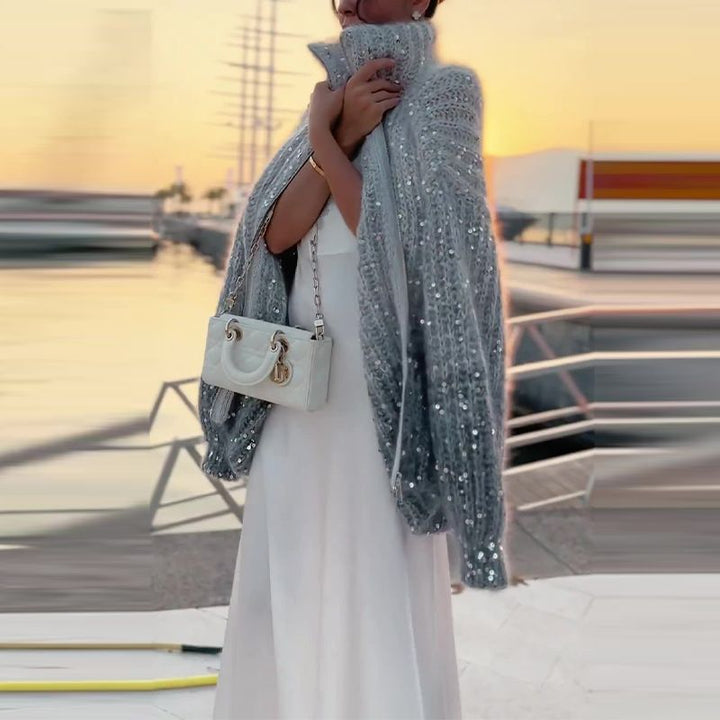 Levoire | Tricot de luxe avec des détails raffinés Gris