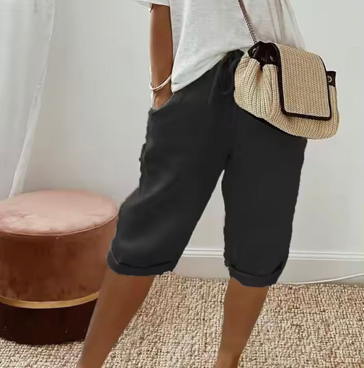 Levoire | Pantalons courts élégants Noir