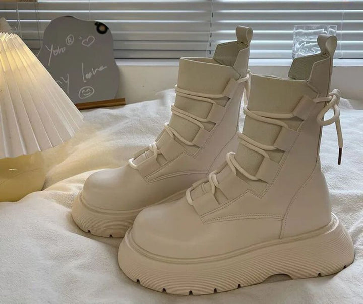 Levoire | Bottes de vétéran épaisses Beige