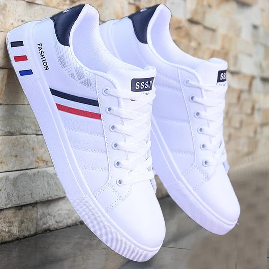 Levoire | Sneaker À La Mode Blanc - Rouge