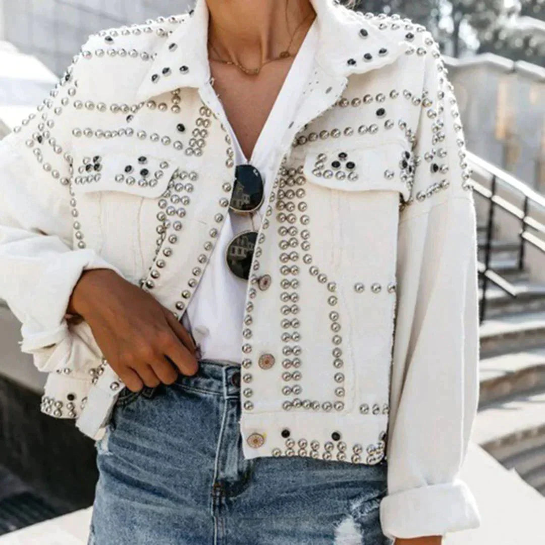 Levoire | Manteau élégant avec des boutons Blanc