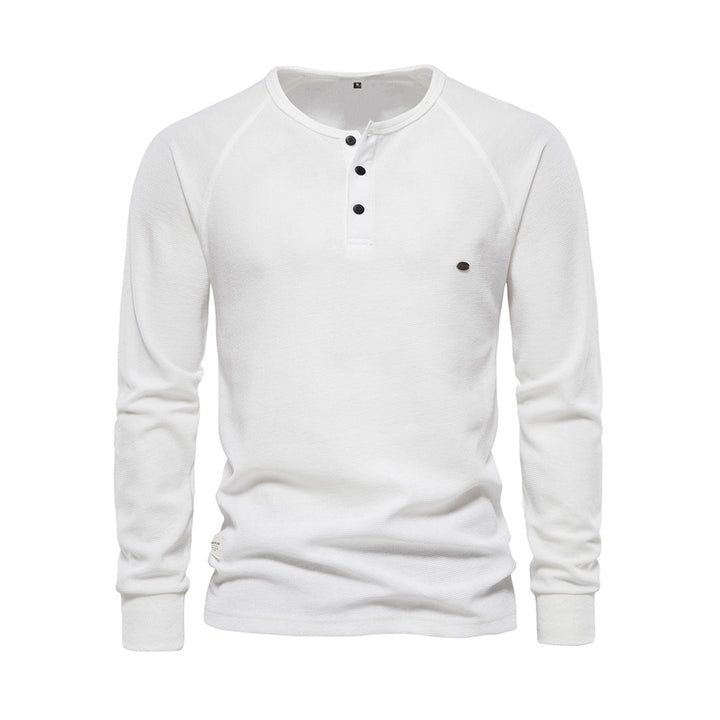 Levoire | Chemise Élégante À Manches Longues Pour Hommes Blanc