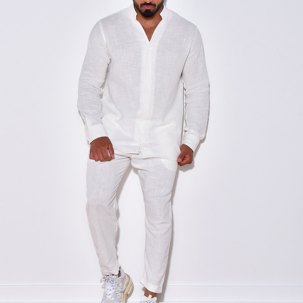 Levoire | Renno Chemise À Manches Longues Et Pantalon Ensemble De Deux Pièces