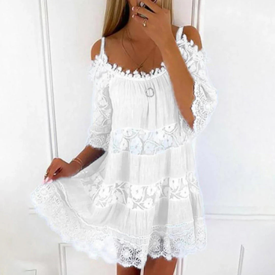Levoire | Robe Mini D'Été Blanc