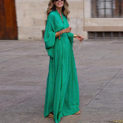 Levoire | Robe Maxi - Imprimé Élégance
