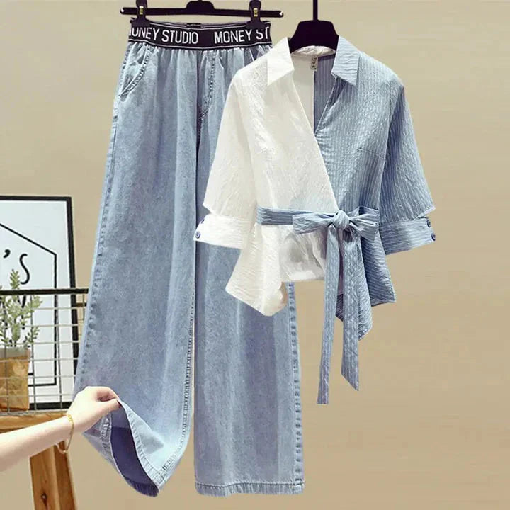 Levoire | Pantalon En Denim + T-Shirt 1 jean + 1 T-shirt