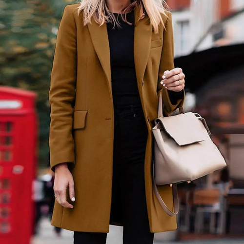Levoire | Manteau En Laine Avec Boutons Femme