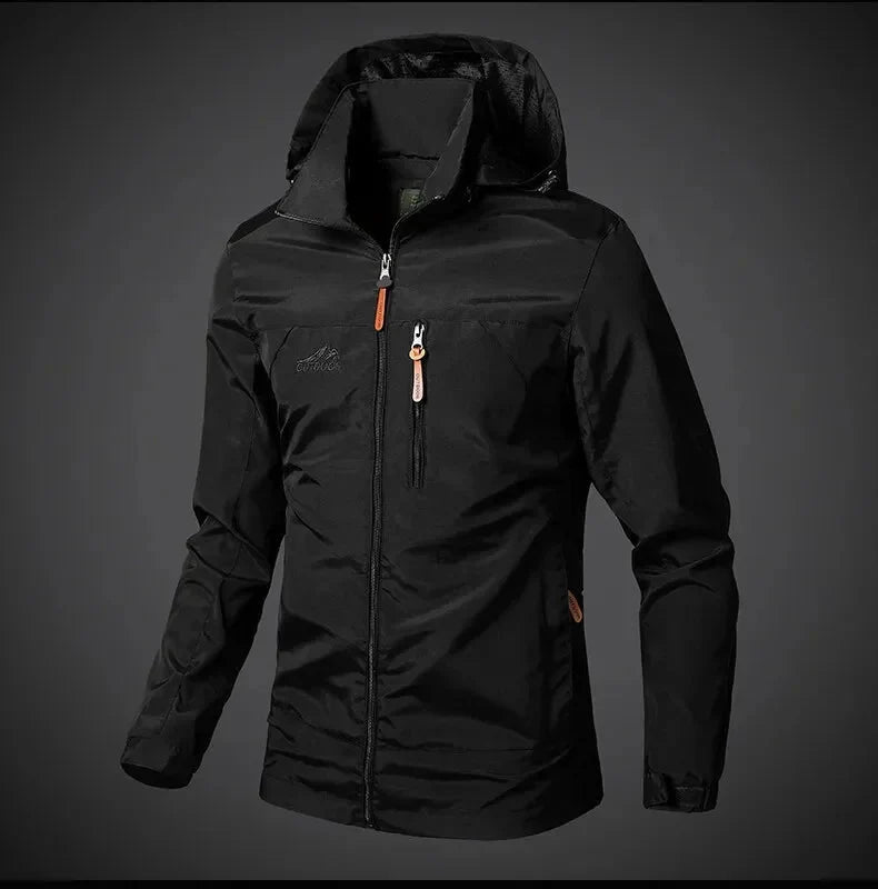 Levoire | Veste De Plein Air Imperméable Pour Hommes Noir