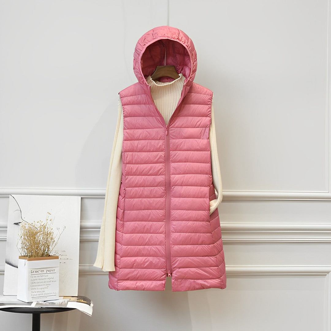 Manteau long sans manches Rosa