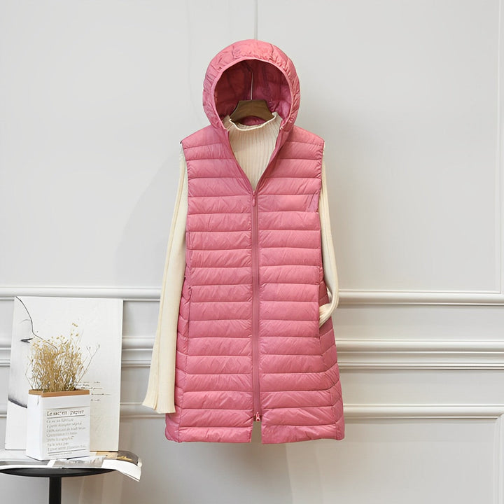 Manteau long sans manches Rosa