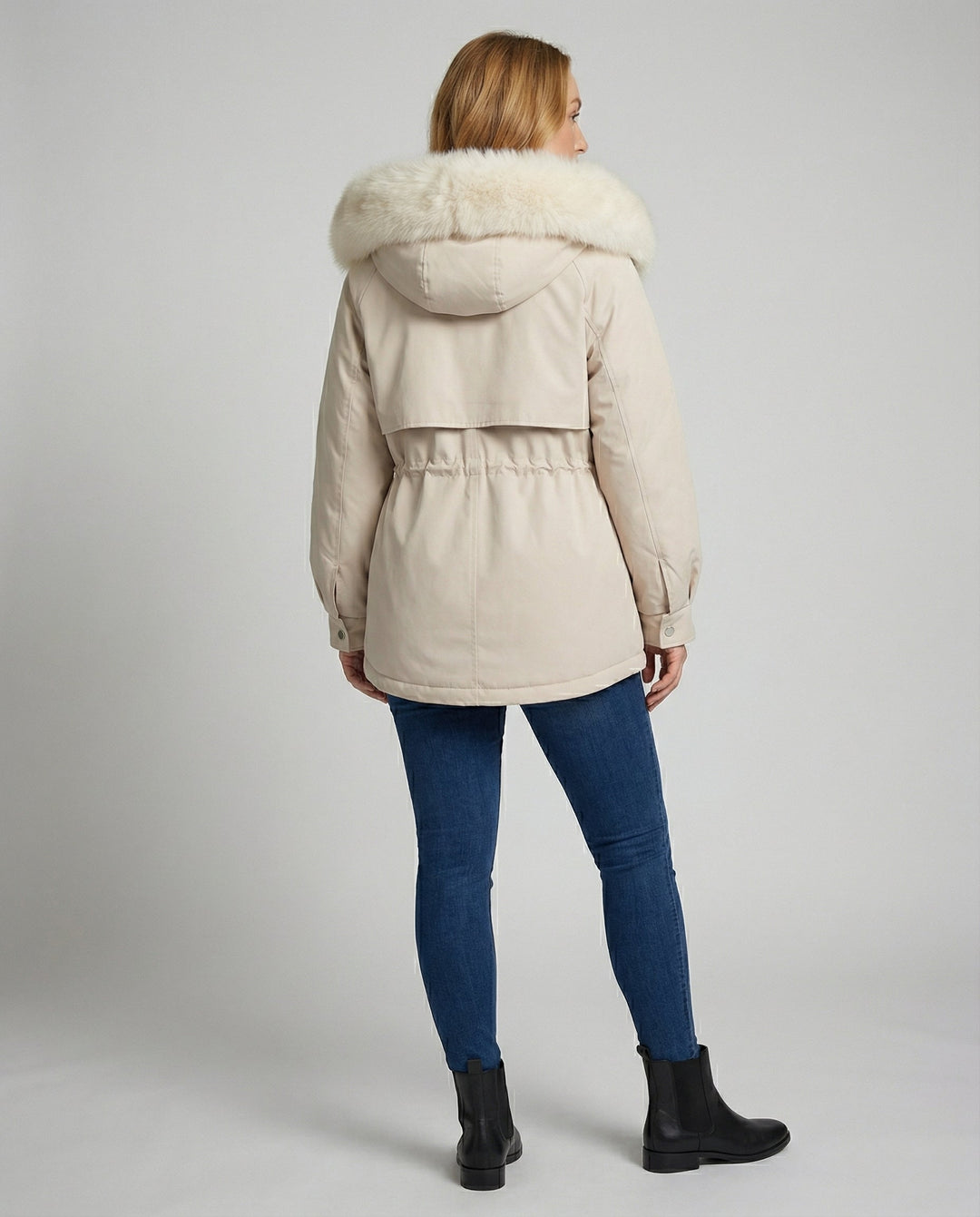 Veste d'hiver en fourrure chaude pour femmes | Avriane