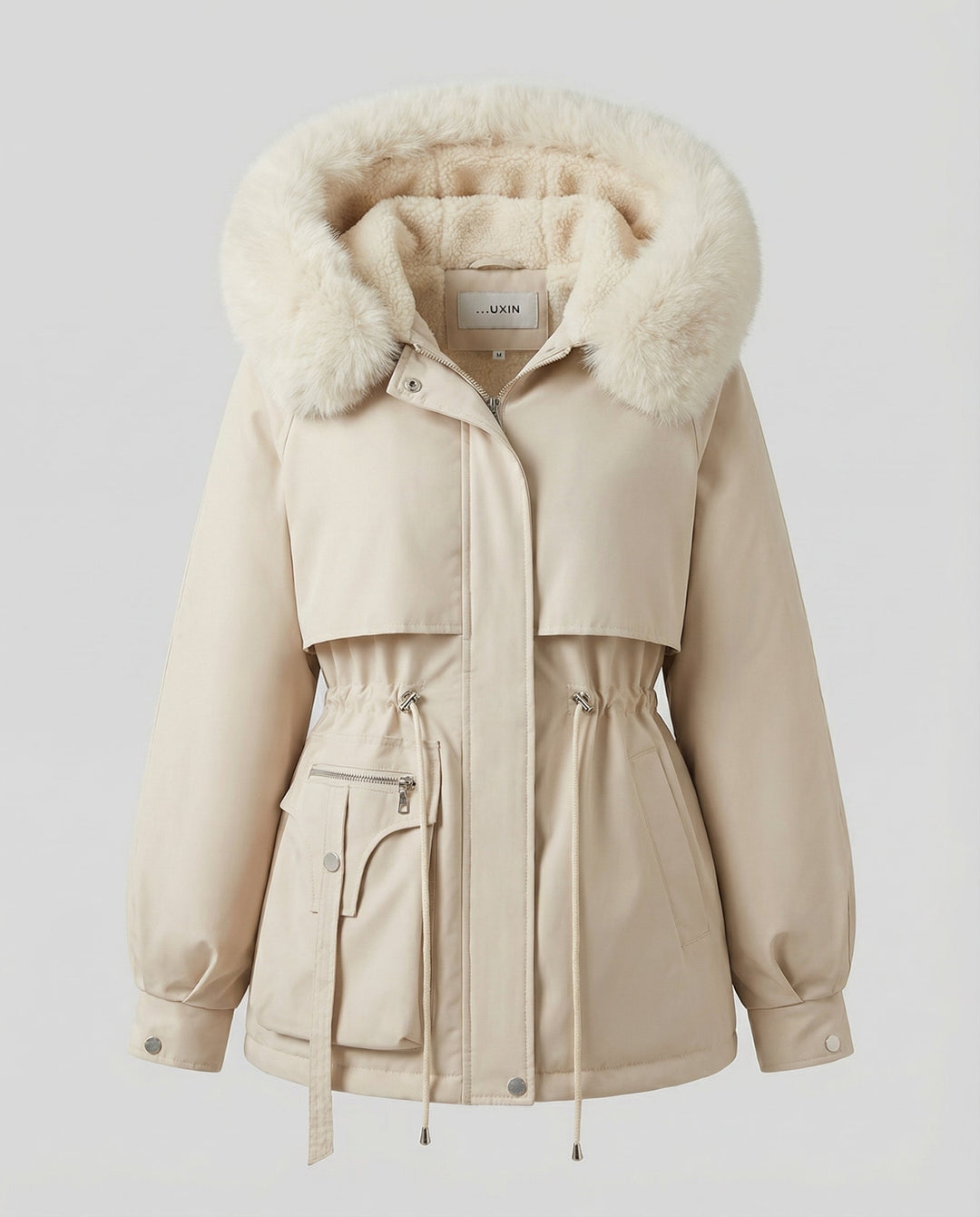 Veste d'hiver en fourrure chaude pour femmes | Avriane