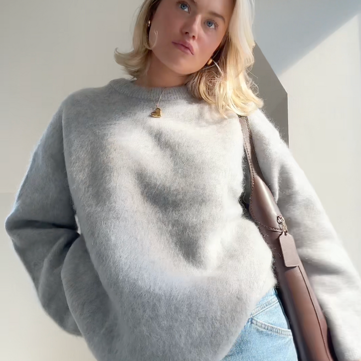 Levoire | Pull Avec Motif Maille Fine