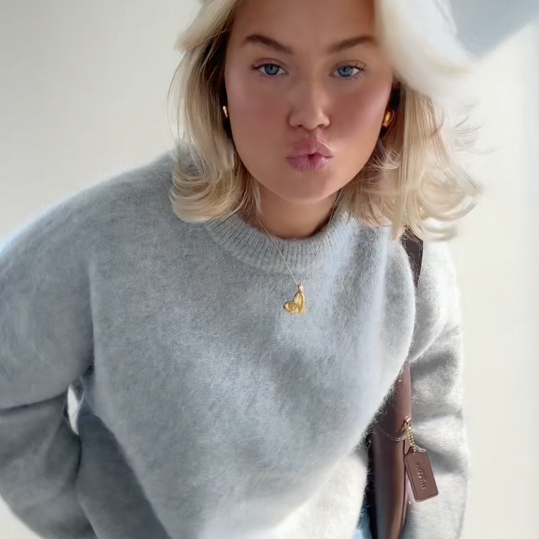 Levoire | Pull Avec Motif Maille Fine