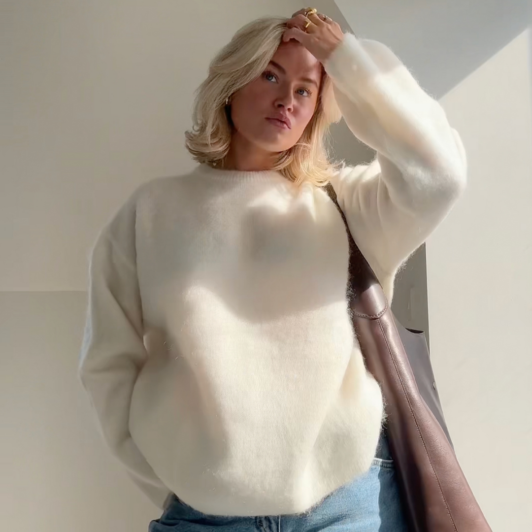 Levoire | Pull Avec Motif Maille Fine
