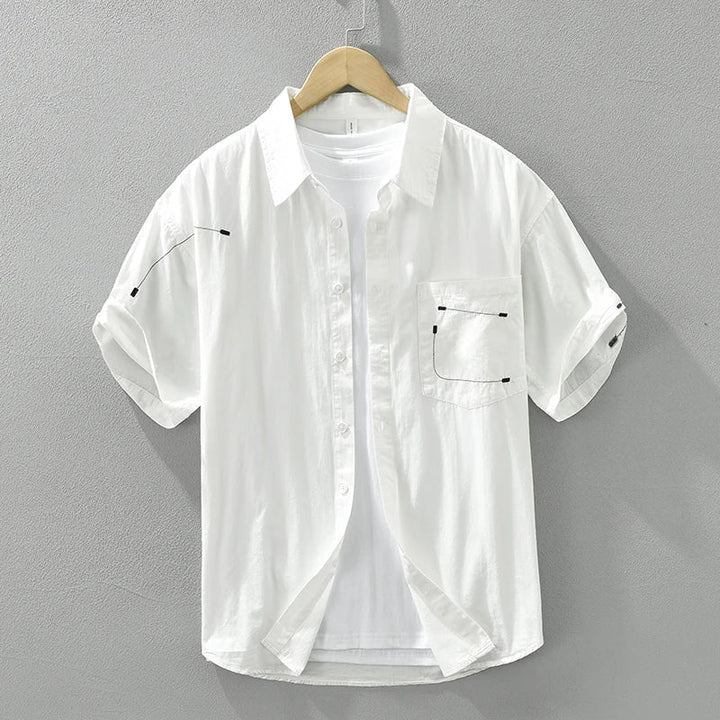 Levoire | Chemise À Manches Courtes Decontracte Hommes