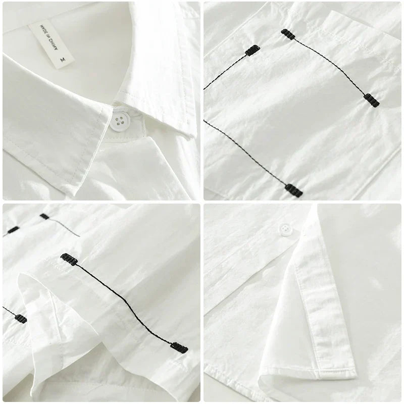 Levoire | Chemise À Manches Courtes Decontracte Hommes
