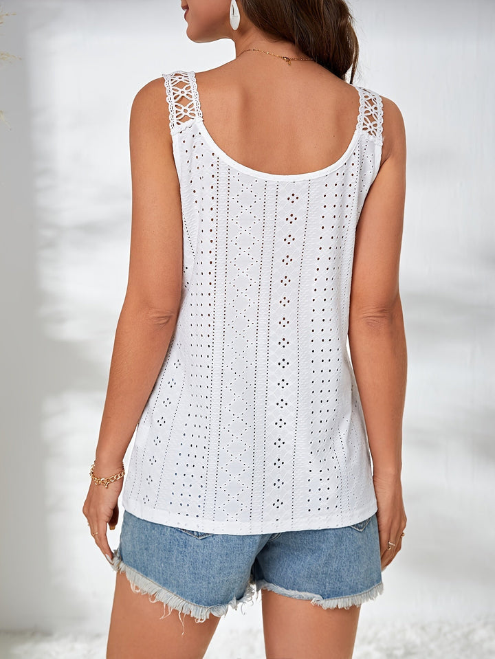 Levoire | Top Broderie Anglaise Blanc
