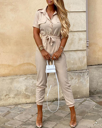 Levoire | Jade - Avec Ceinture Et Manches Courtes