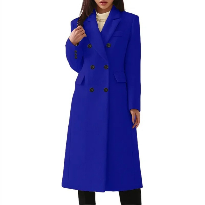 Levoire | Veste De Femme Avec Col Double Bleu