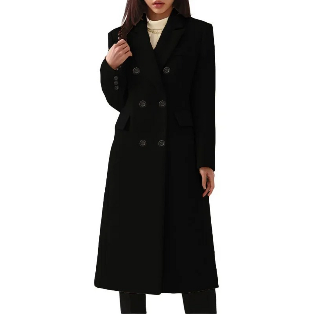 Levoire | Veste De Femme Avec Col Double Noir