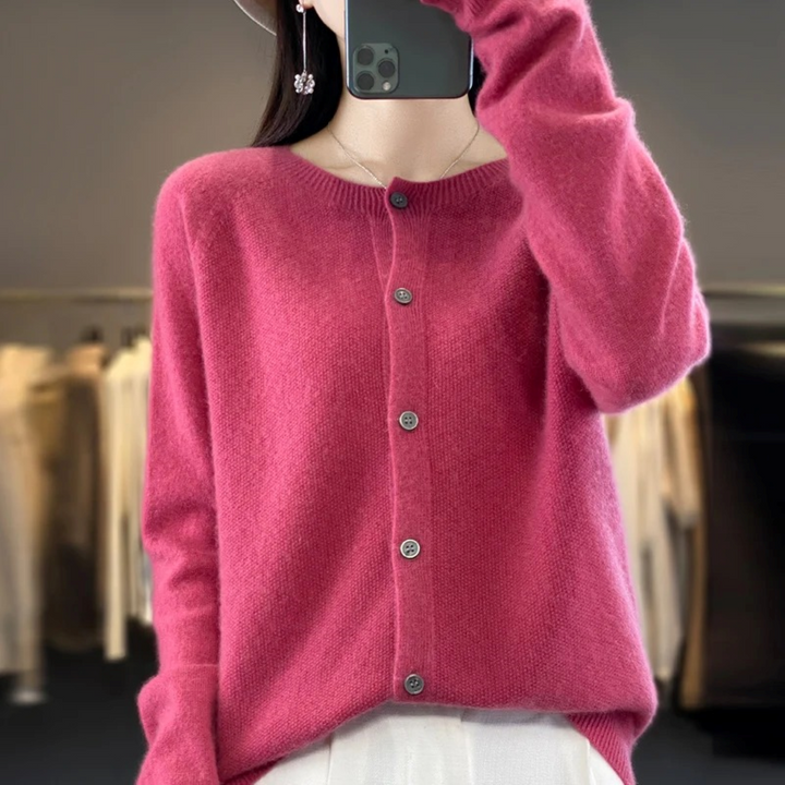 Levoire | Veste En Tricot Style Crop Top Rosa