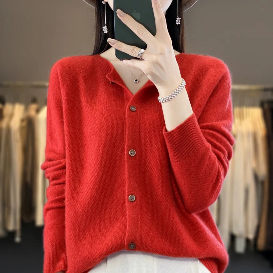 Levoire | Veste En Tricot Style Crop Top Rot
