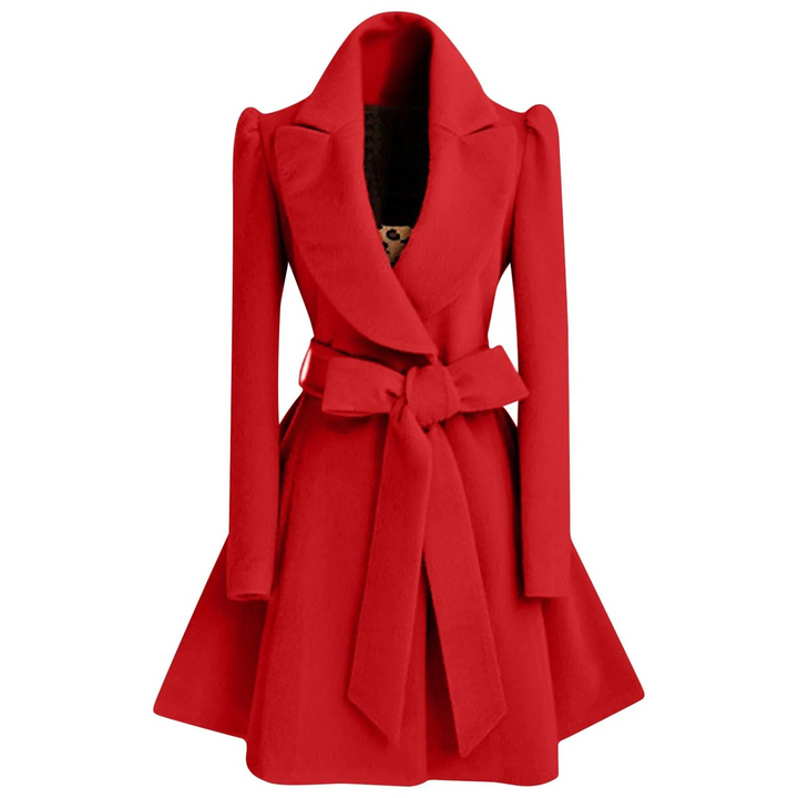Levoire | Veste Avec Polaire Et Ceinture Pour Femme Manteau Veste Rot